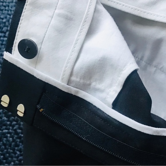 Calvin Klein-205W39NYC-RAF Simon’s  Women’s Black Pants with Red/Velvet Stripe - Picture 8 of 14